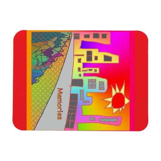 Memories Refrigerator  Magnet (Horizontal)