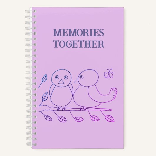 Memories Together Journal Notebook Notizblock (Vorderseite)