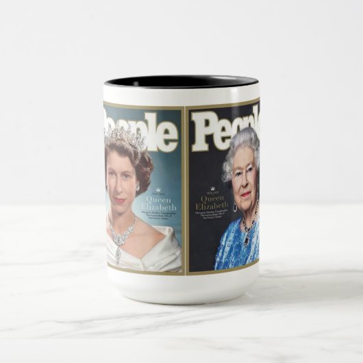 MEMORISCHE QUEEN ELIZABETH II TASSE (Zentrum)