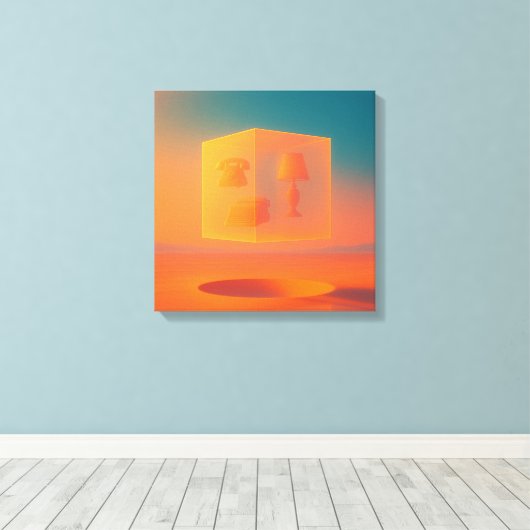 Memory Construct Leinwanddruck (Insitu (Holzboden))