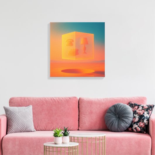 Memory Construct Leinwanddruck (Insitu (Wohnzimmer))