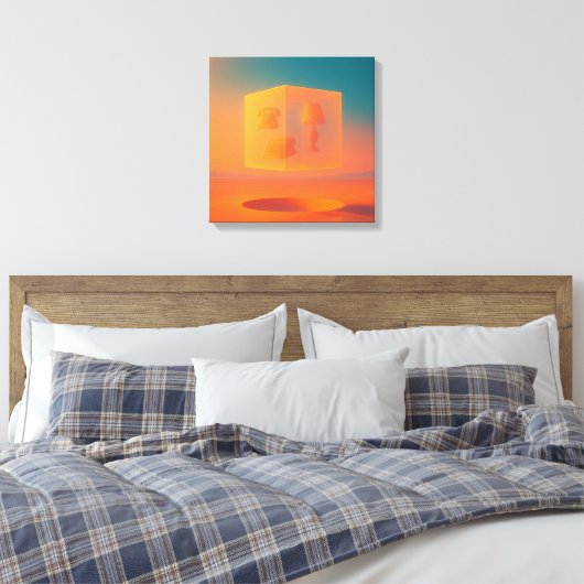 Memory Construct Leinwanddruck (Insitu (Schlafzimmer))