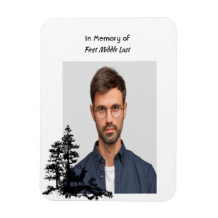 Memory Keepake Masculine Stag Deg Magnet