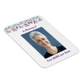 Memory Keepsake  Feathers Boho Tribal Native Magnet (Rechte Seite)