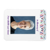 Memory Keepsake  Feathers Boho Tribal Native Magnet (Horizontal)