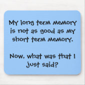 Memory Lapse Mousepad (Vorne)