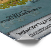 Memory Map Land Poster (Ecke)