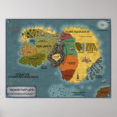 Memory Map Land Poster (Vorne)