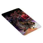 Memory Maps Herbst Vibes Koi Skelettreflektionen Magnet (Rechte Seite)