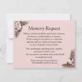 Memory Request Enclosure - Pink Roses & Doves (Vorderseite)