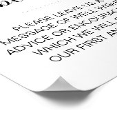 Memorybox-Gästebuch-Verlass Poster (Ecke)