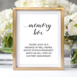 Memorybox-Gästebuch-Verlass Poster