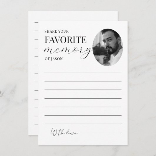 Memorykarte für Speicherkartenvorlagen freigeben Dankeskarte (Vorne/Hinten)