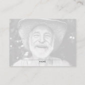 Memorykarte mit einem Memory 2-Foto freigeben Visitenkarte (Rückseite)