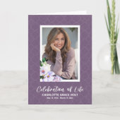 Memoryprogramm für Blume im lila Foto Programm (Vorderseite)