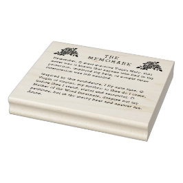 Memorys Gebet Jungfrau Mary Katholische Rose Gummistempel