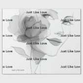 MemoryUs Geschenkpapier – Design Just Like Love (Flach)