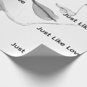 MemoryUs Geschenkpapier – Design Just Like Love (Ecke)