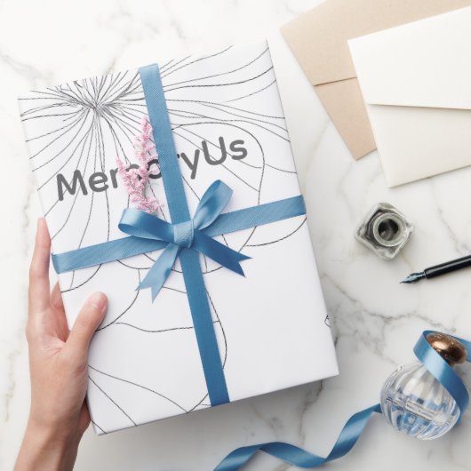 MemoryUs Geschenkpapier – Elegantes minimalistisch (Schenken)