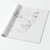 MemoryUs Geschenkpapier – Elegantes minimalistisch (Ungerollt)