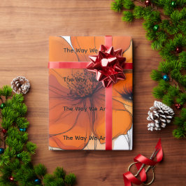 MemoryUs Geschenkpapier – So wie wir sind Design