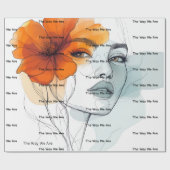 MemoryUs Geschenkpapier – So wie wir sind Design (Flach)