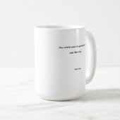 MemoryUs – „Just Like Love“ Lyrik-Kaffeetasse Kaffeetasse (VorderseiteRechts)