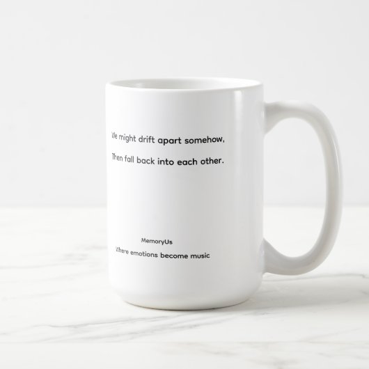 MemoryUs – „Still Us“ Lyrik-Kaffeetasse Kaffeetasse (Rechts)