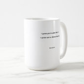 MemoryUs „The Space We Honor“ Lyrik-Kaffeetasse Kaffeetasse (VorderseiteRechts)
