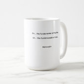 MemoryUs- The Way We Will - Texttasse Kaffeetasse (VorderseiteRechts)