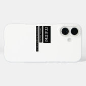 Memos - Aussprache und Definition-T - Shirt Case-Mate iPhone Hülle (Rückseite (Horizontal))