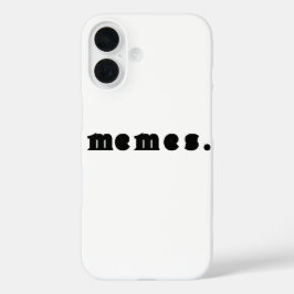 Memos T - Shirt - Funny Internet Culture iPhone 16 Hülle