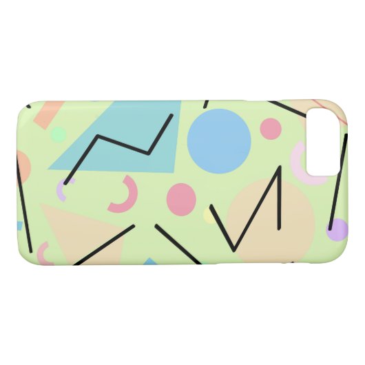 Memphis #103 Case-Mate iPhone hülle (Rückseite (Horizontal))