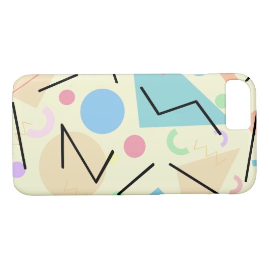 Memphis #105 Case-Mate iPhone hülle (Rückseite (Horizontal))