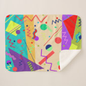 Memphis #56 Beach Party Sherpadecke (Vorderseite (Horizontal))