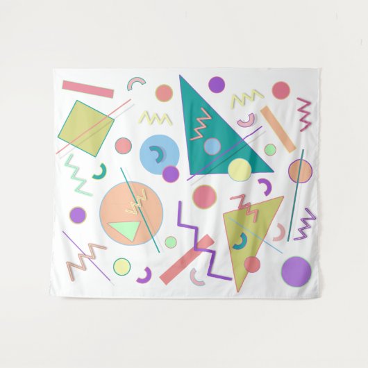 Memphis #80 Large Wandteppich (Vorderseite (Horizontal))