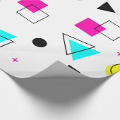 Memphis 80" s-Entwurfs-Packpapier Geschenkpapier (Ecke)