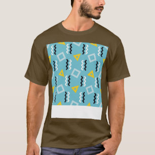 Memphis 80er Jahre Grafikdesign-Muster T-Shirt