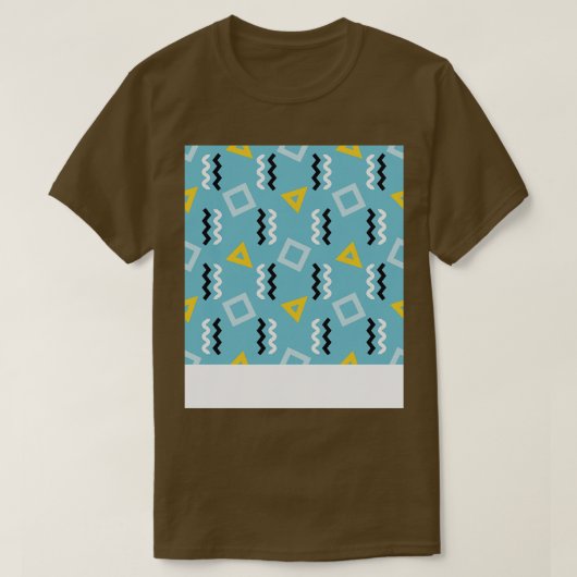 Memphis 80er Style Graphic Design Pattern T-Shirt (Design vorne)