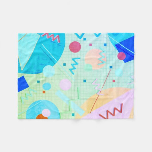 Memphis #82 Greenleaf Fleecedecke (Vorderseite (Horizontal))