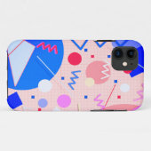 Memphis #82 Sangria Case-Mate iPhone Hülle (Rückseite (Horizontal))