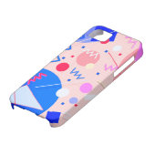 Memphis #82 Sangria Case-Mate iPhone Hülle (unten)