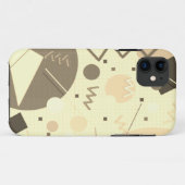 Memphis #82 Sepia Case-Mate iPhone Hülle (Rückseite (Horizontal))