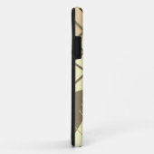 Memphis #82 Sepia Case-Mate iPhone Hülle (Hinten/Rechts)