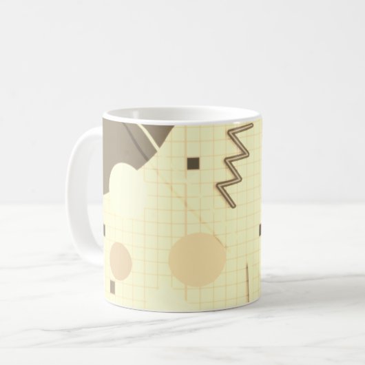 Memphis #82 Sepia Kaffeetasse (Vorderseite Links)