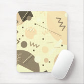 Memphis #82 Sepia Mousepad (Mit Mouse)