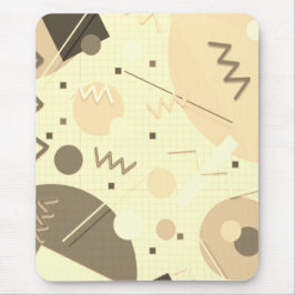 Memphis #82 Sepia Mousepad