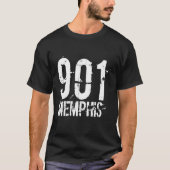 Memphis 901 Bereichscode eingeschränkt T-Shirt (Vorderseite)