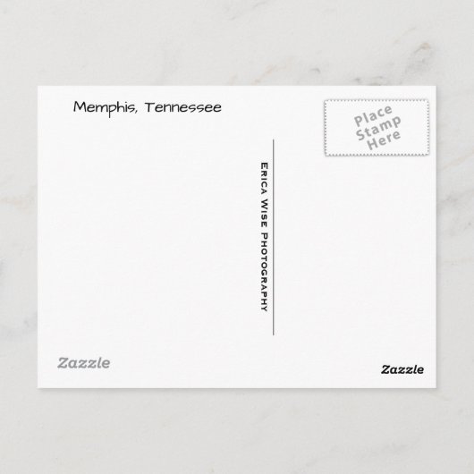 Memphis Abandoned Postkarte (Rückseite)