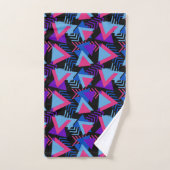Memphis Abstraktes Formmuster - Badhandtuch Set (Handtuch)